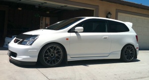 2003 Honda Civic with 17x8 XXR 530 wheels