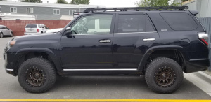 2017 Toyota 4Runner with SCS Ray 10 wheels