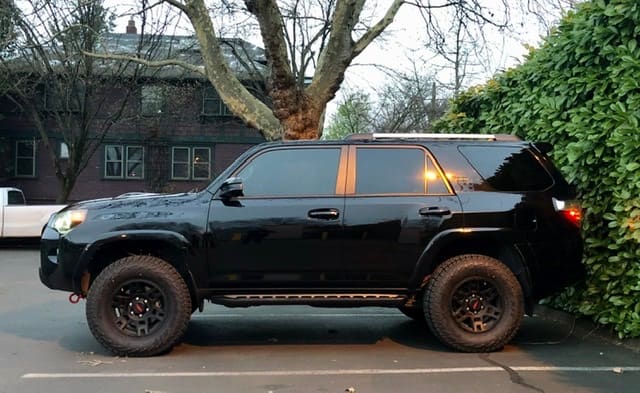 2018 Toyota 4Runner with TRD wheels