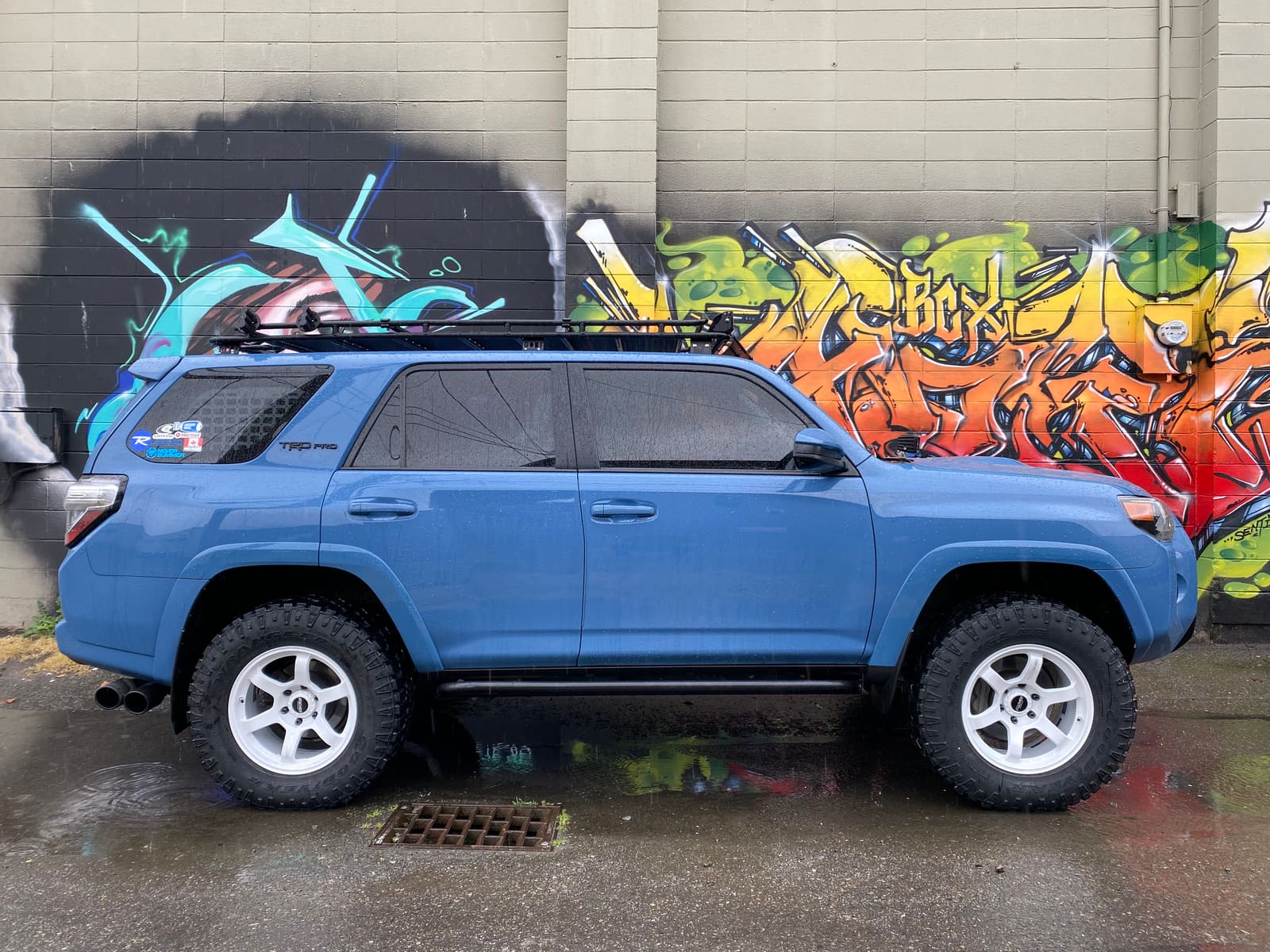 2018 Toyota 4Runner with 18x9.5 Volk Racing wheels