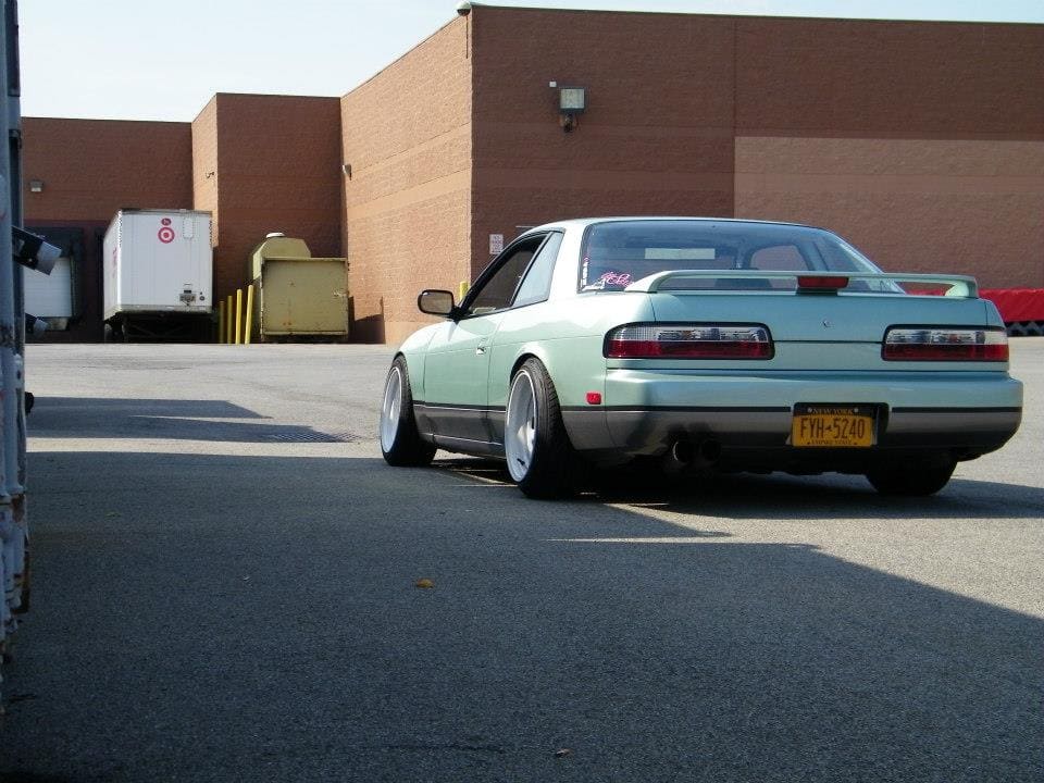 1991 Nissan S13 with 16x8 Diamond Racing wheels