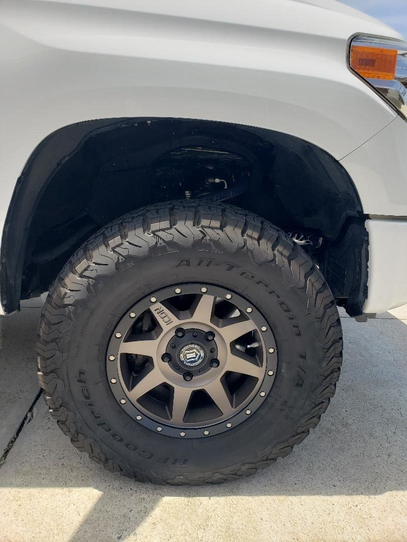 2018 Toyota Tundra with ICON Rebounds wheels