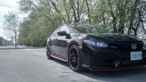 2017 Honda Civic with 18x8 OZ Ultraleggera wheels