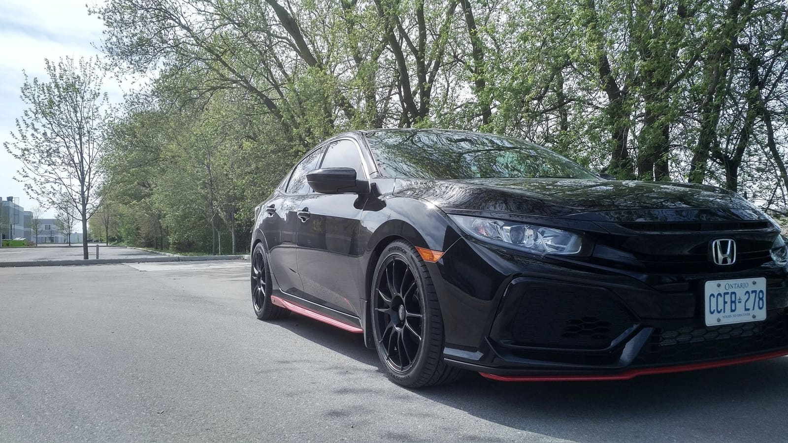 2017 Honda Civic with 18x8 OZ Ultraleggera wheels