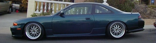 1995 Nissan S14 with 17x9 Work Wheels VS-XX wheels