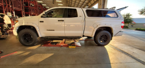 2018 Toyota Tundra with 18x9 wheels