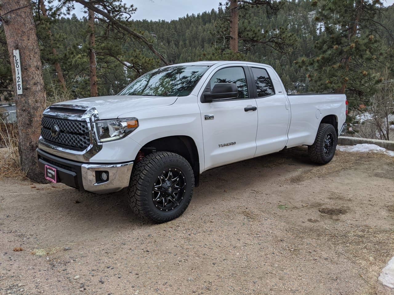2020 Toyota Tundra with 18x9 wheels