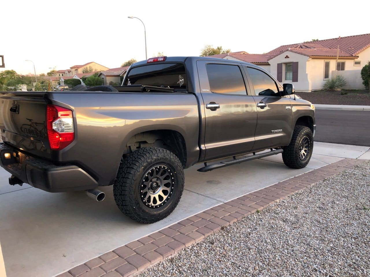 2016 Toyota Tundra with 18x9 wheels