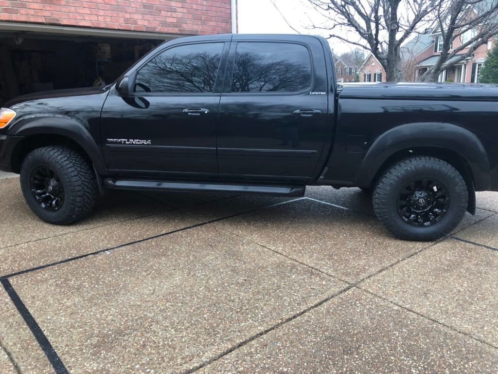 2005 Toyota Tundra with 17x9 wheels