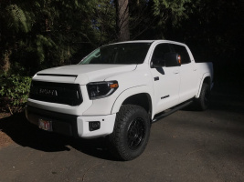 2017 Toyota Tundra with 18x9 wheels