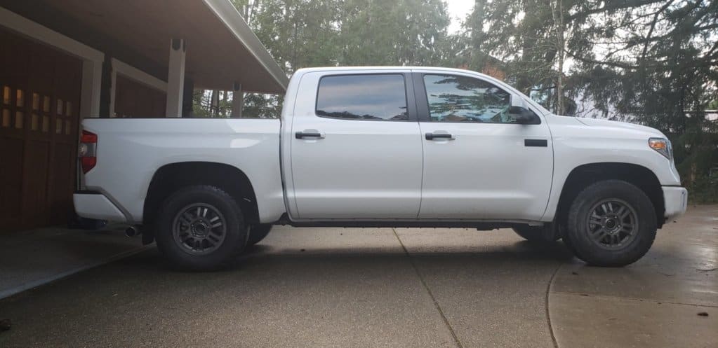 2020 Toyota Tundra with 17x8 TRD Rock Warrior wheels