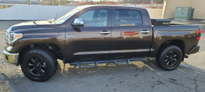 2019 Toyota Tundra with 20x9 wheels