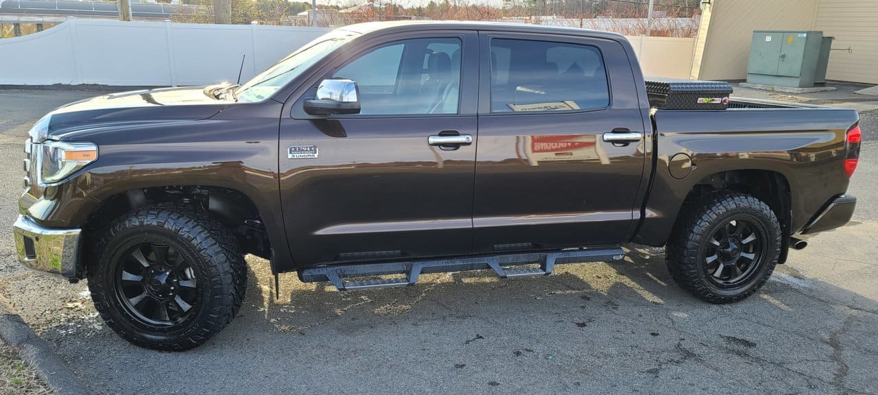 2019 Toyota Tundra with 20x9 wheels