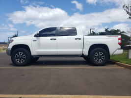 2018 Toyota Tundra with 18x8 wheels