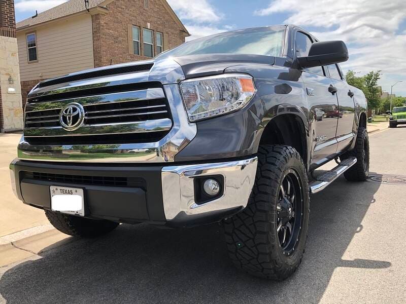 2016 Toyota Tundra with 20x9 wheels