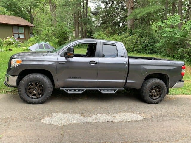 2012 Toyota Tundra with 18x9 wheels