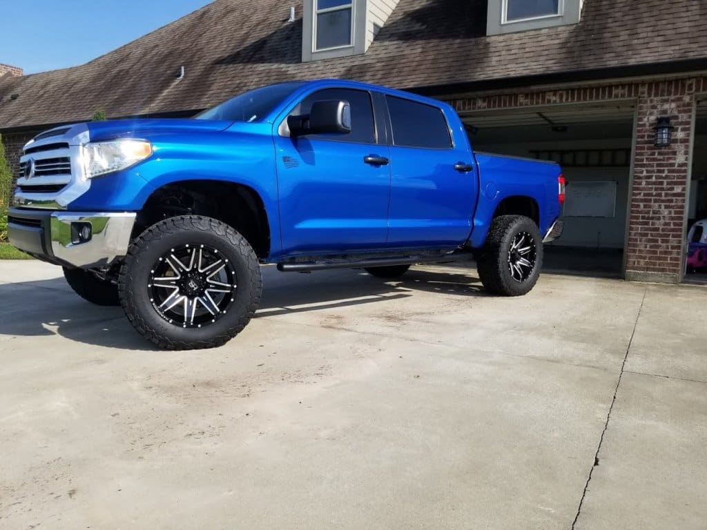 2018 Toyota Tundra with 20x10 wheels