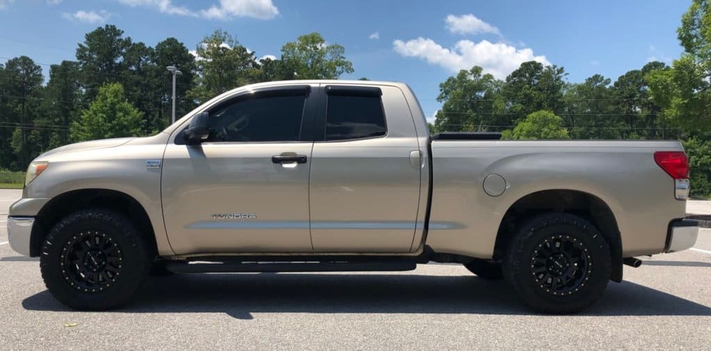 2008 Toyota Tundra with 18x9 wheels