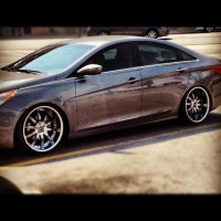 2011 Hyundai Sonata with 20x10 Rohana RL10 wheels