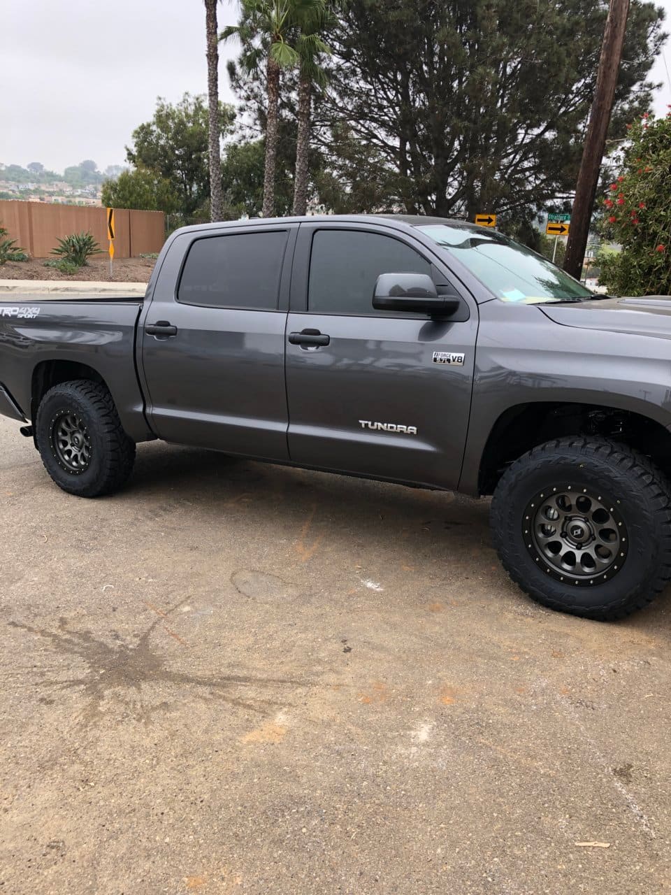 2020 Toyota Tundra with 18x9 wheels