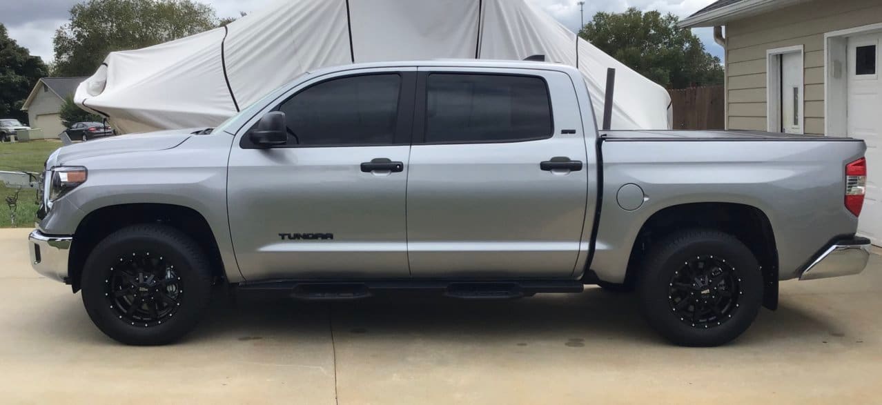 2020 Toyota Tundra with 18x9 wheels