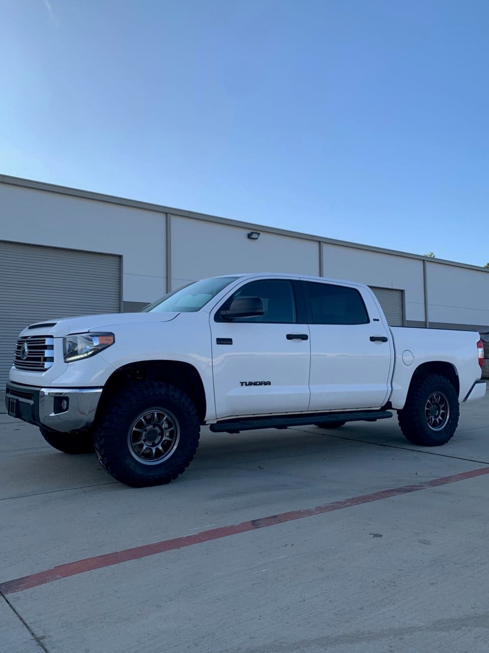 2018 Toyota Tundra with 17x8.5 wheels