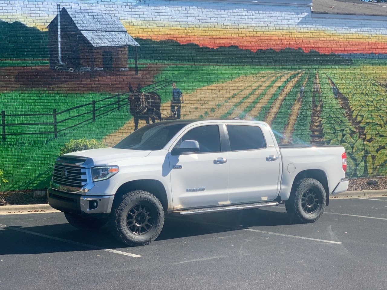 2018 Toyota Tundra with 18x8 EVO Corse wheels