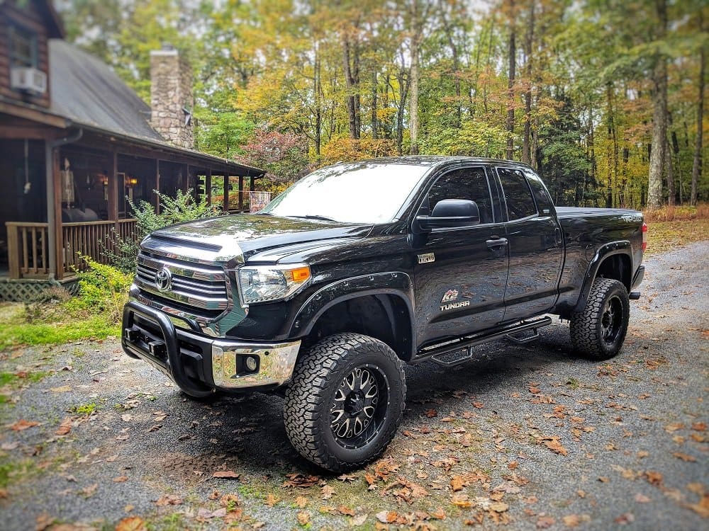 2017 Toyota Tundra with 20x9 wheels