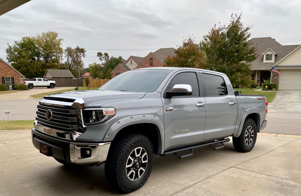2018 Toyota Tundra with 18x8 wheels