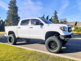 2020 Toyota Tundra with 20x10 wheels