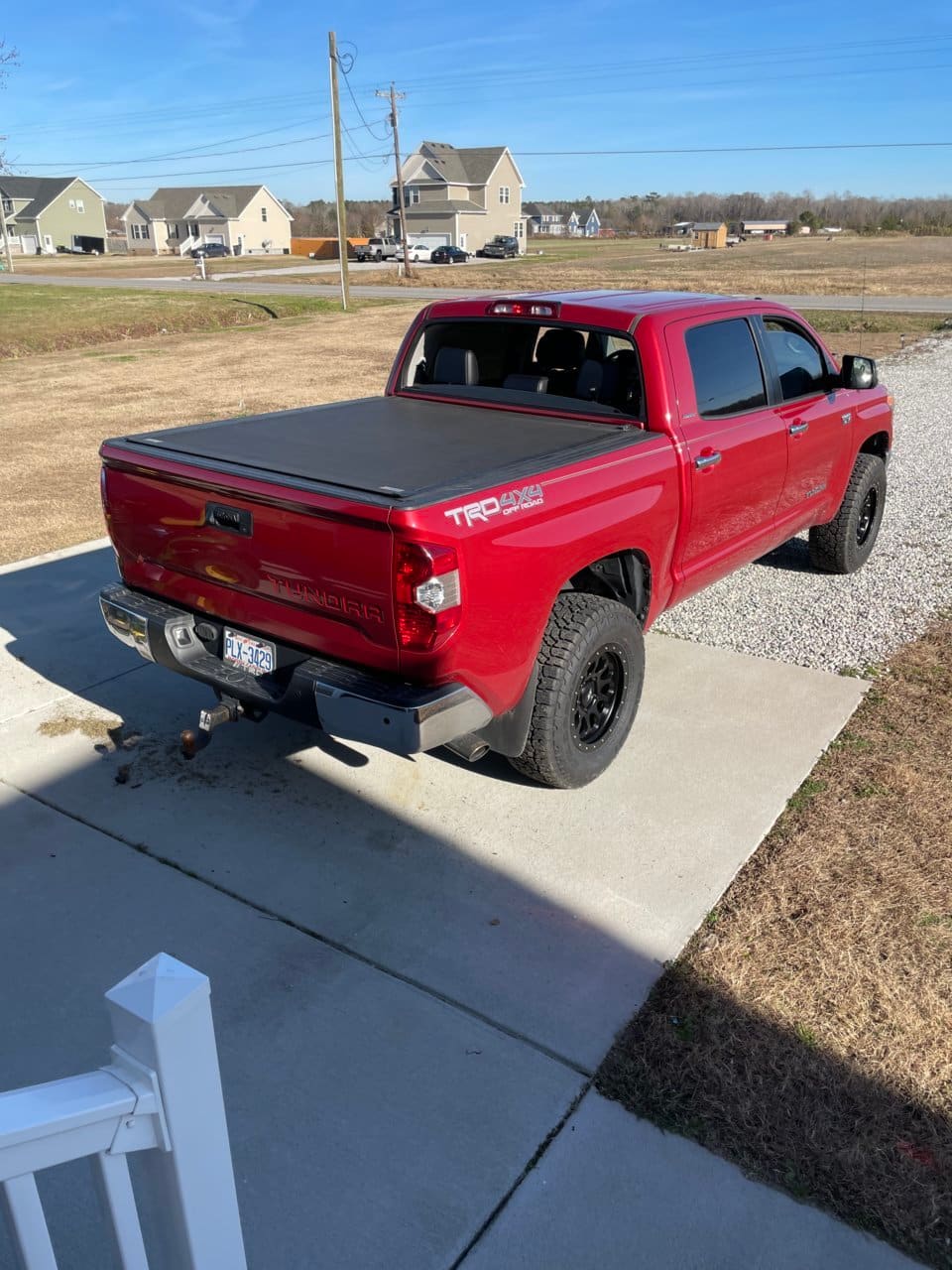 2014 Toyota Tundra with 18x9 wheels