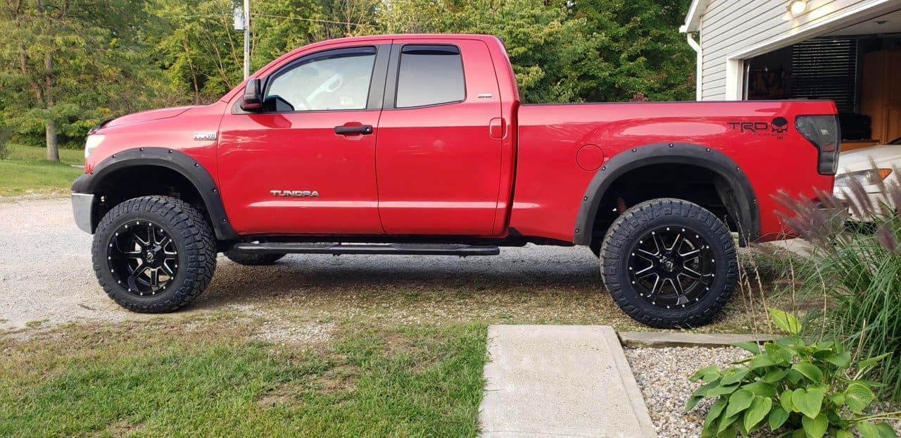 2010 Toyota Tundra with 20x12 wheels