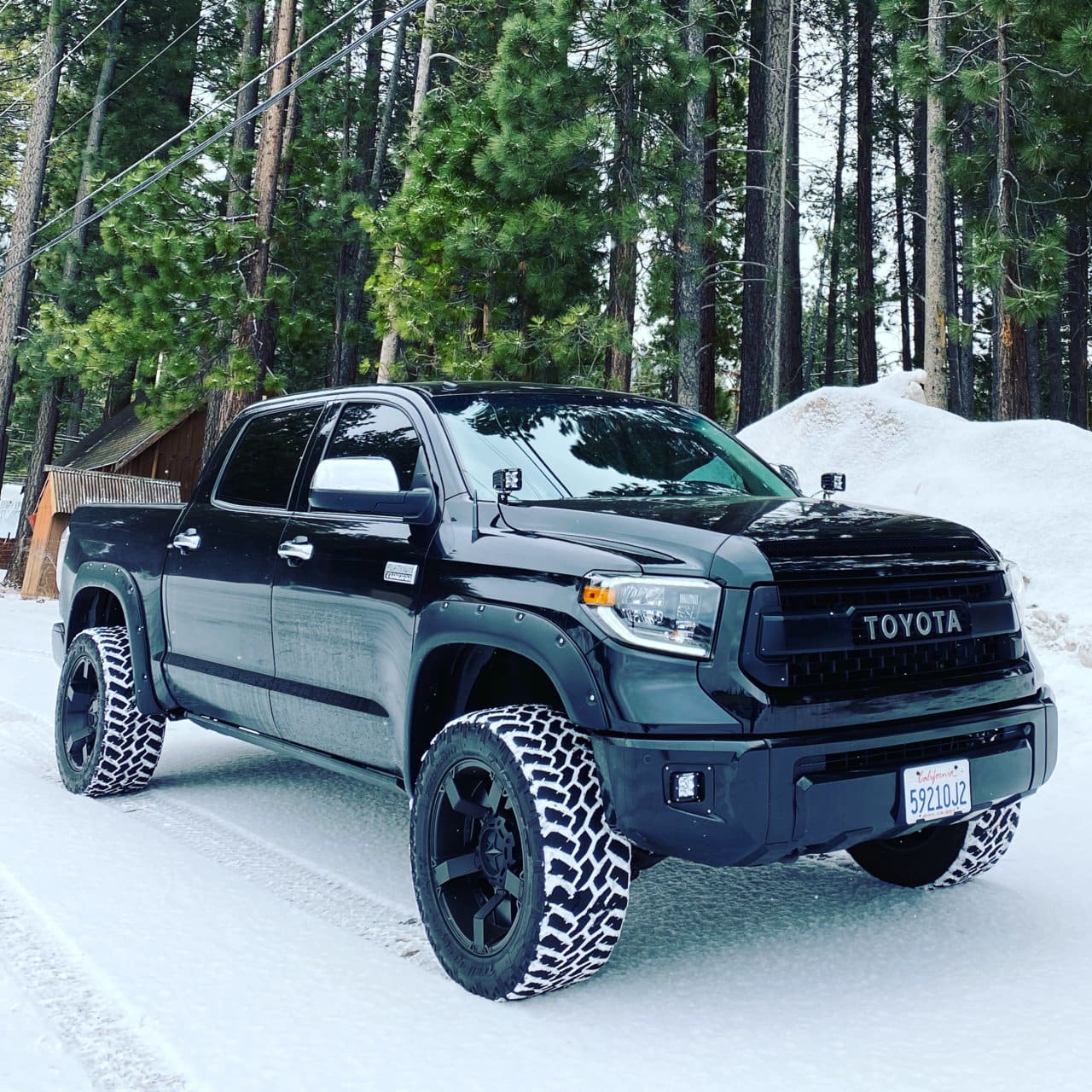 2014 Toyota Tundra with 20x10 wheels