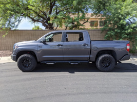 2018 Toyota Tundra with 18x9 wheels
