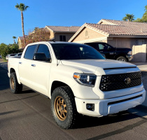 2019 Toyota Tundra with 18x9 wheels