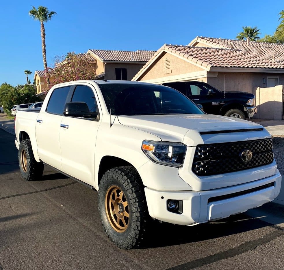 2019 Toyota Tundra with 18x9 wheels