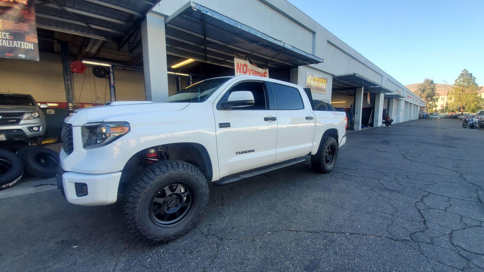2020 Toyota Tundra with 18x8 wheels