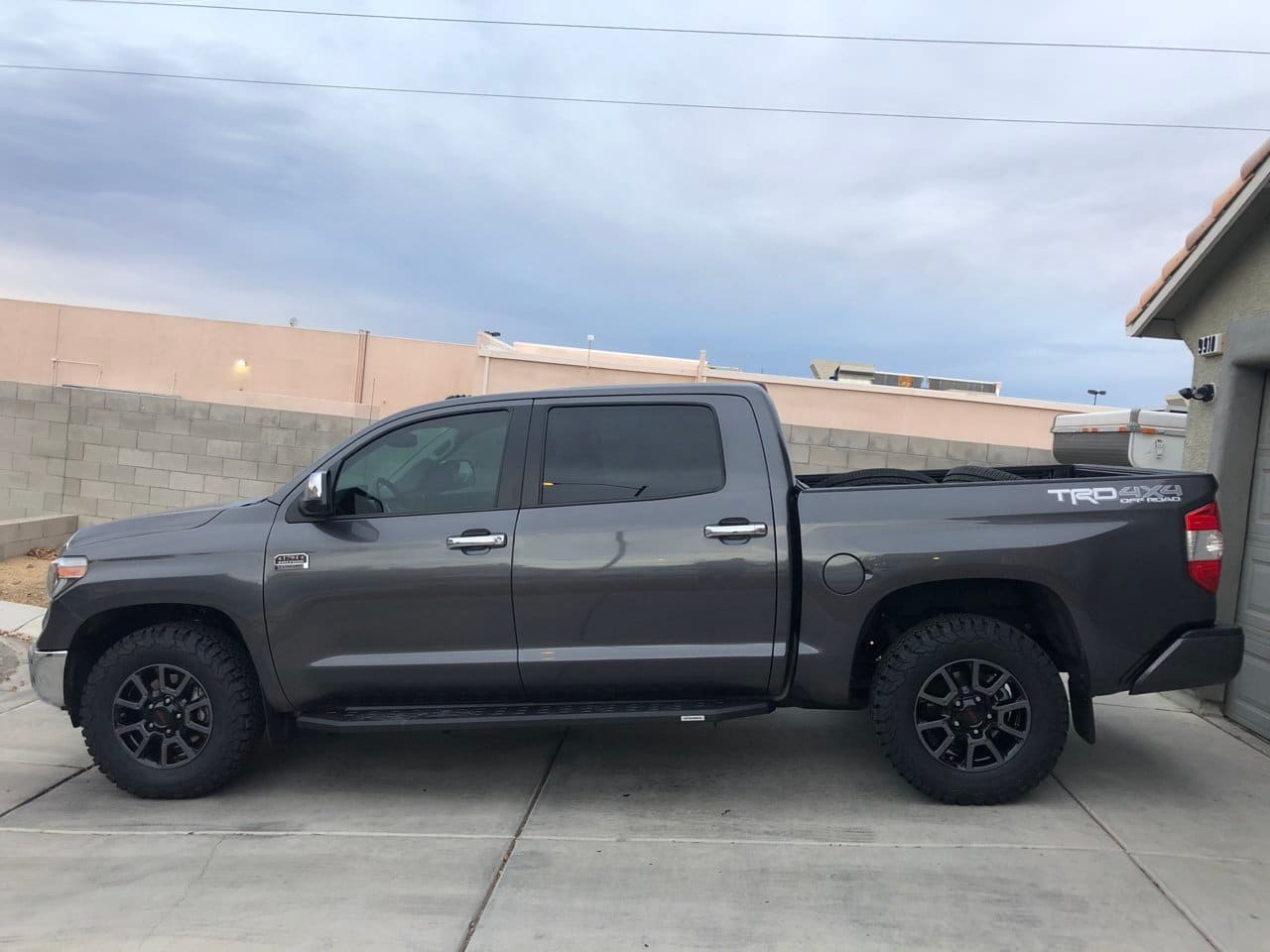 2020 Toyota Tundra with 18x8 wheels