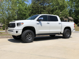 2021 Toyota Tundra with 18x9 wheels