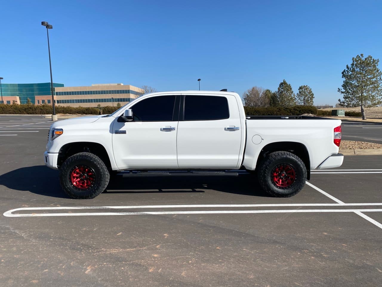 2020 Toyota Tundra with 18x9 wheels