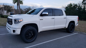 2020 Toyota Tundra with 20x10 wheels