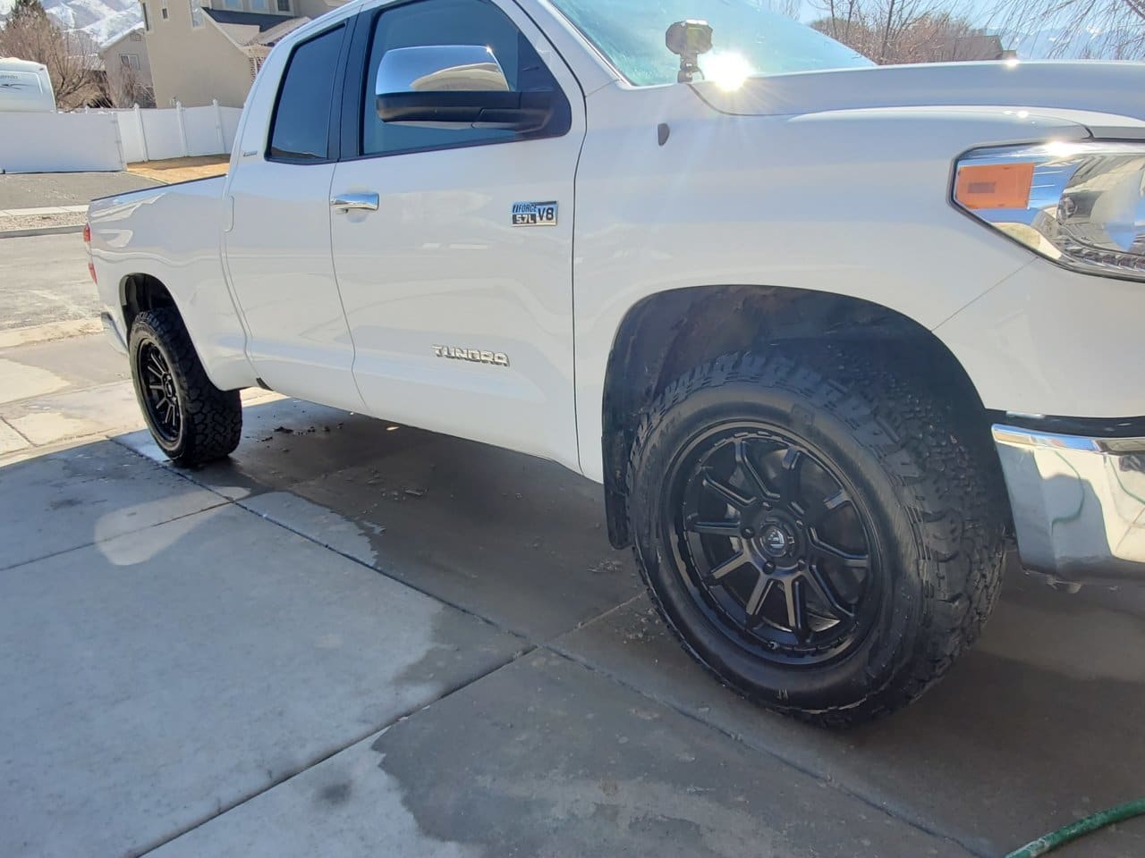 2017 Toyota Tundra with 20x9 wheels