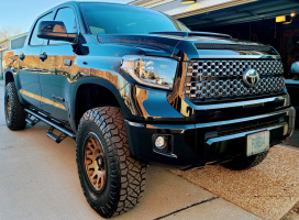 2021 Toyota Tundra with 18x9 wheels