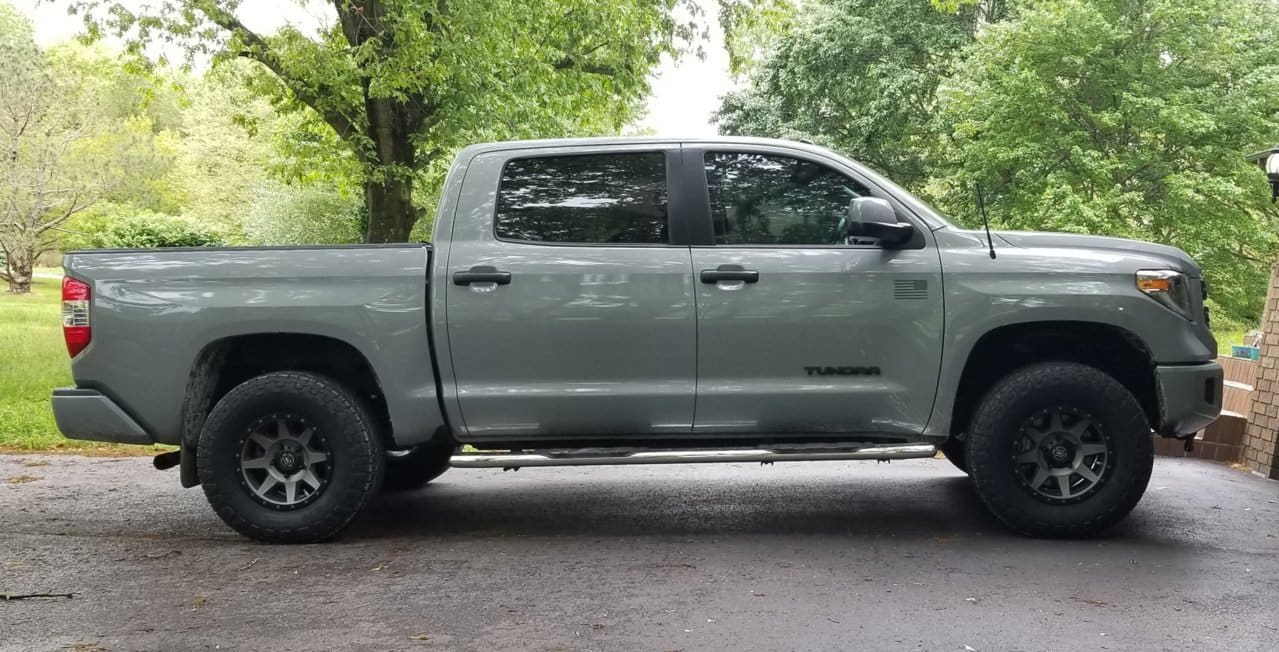 2018 Toyota Tundra with 17x8.5 wheels