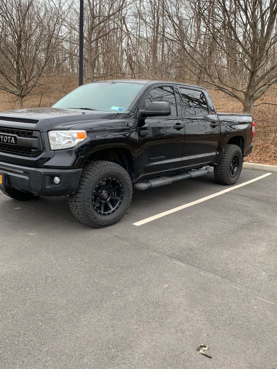2019 Toyota Tundra with 18x9 wheels