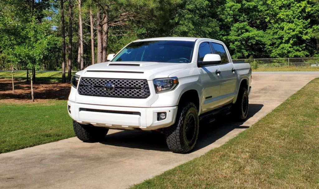 2019 Toyota Tundra with 18x9 wheels
