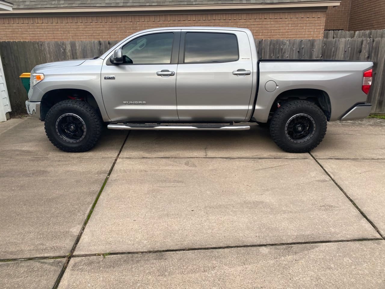 2017 Toyota Tundra with 18x9 wheels