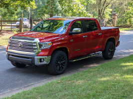 2019 Toyota Tundra with 20x9 wheels
