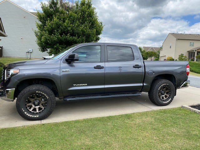 2018 Toyota Tundra with 17x8.5 wheels