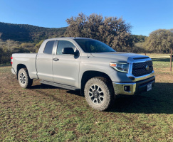 2018 Toyota Tundra with 18x8 wheels